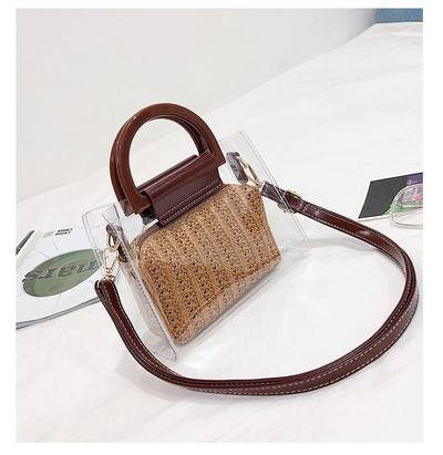 Női aktuális mini táska hosszú és rövid fülekkel