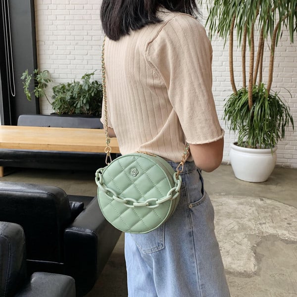 Stiilne naiste ümmargune ökonahast kott