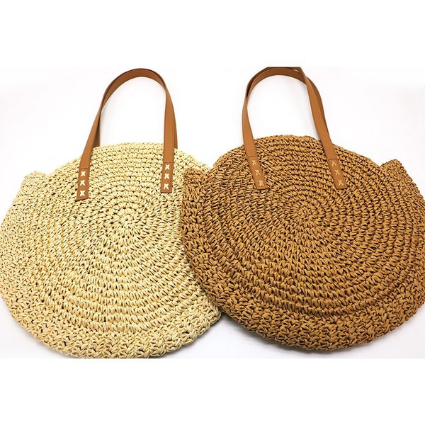 Naiste vabaaja kootud koti lai mudel