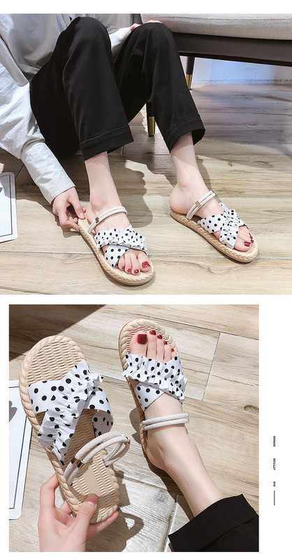 Női alkalmi papucs kereszt pántokkal