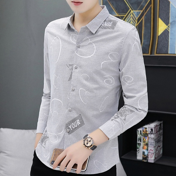 Moderna muška košulja dugih rukava i klasične kragne