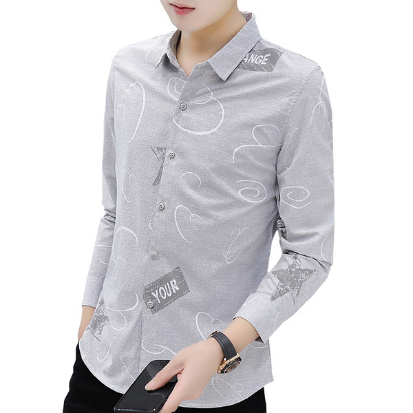 Moderna muška košulja dugih rukava i klasične kragne