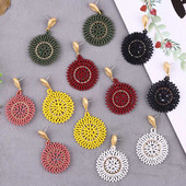 Alkalmi női fülbevaló kerek formában