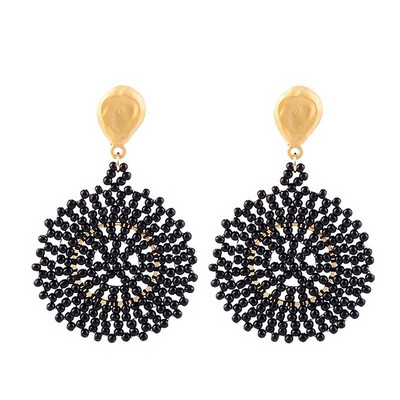 Alkalmi női fülbevaló kerek formában