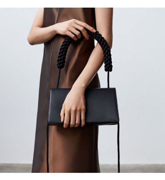 Kasdienis moteriškas mini krepšys iš eko odos