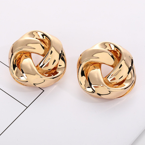 Cercei vintage din metal pentru femei