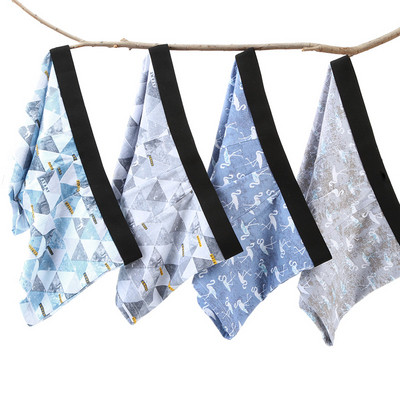 Férfi boxer szett pamutból, mintás mintával