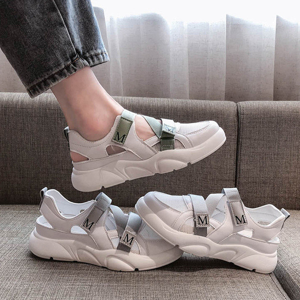 Moteriškos laisvalaikio basutės su tinkleliu