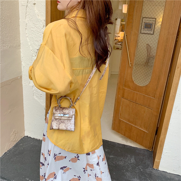 Moderni moteriška mini rankinė ant pečių