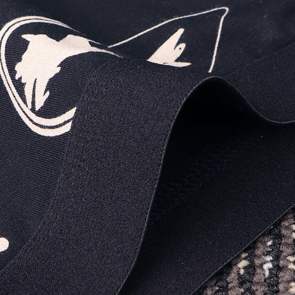 Férfi boxer szett fekete színű mintával