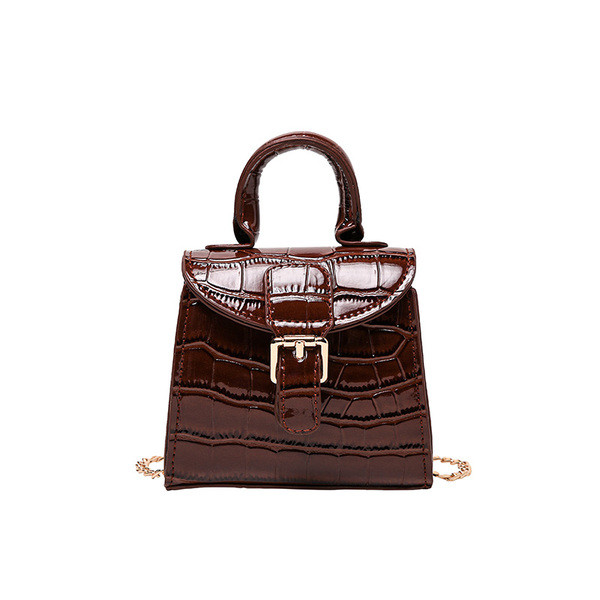 Modern női mini lakkbőr táska