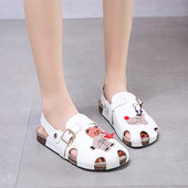 Női csúszásmentes bőr papucs