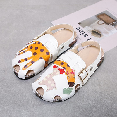 Női csúszásmentes bőr papucs