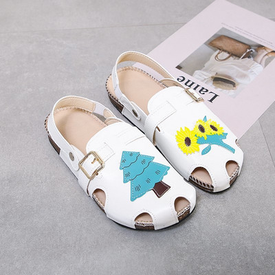 Női csúszásmentes bőr papucs