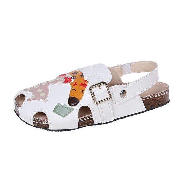 Női csúszásmentes bőr papucs