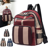 Spalvinga moteriška kuprinė su kišene priekyje