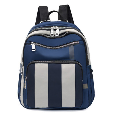 Spalvinga moteriška kuprinė su kišene priekyje