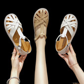 Odinės moteriškos rudeninės basutės lygiais padais