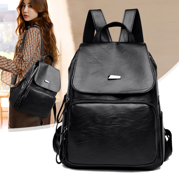 Lihtne mudel must naiste seljakott ökonahast