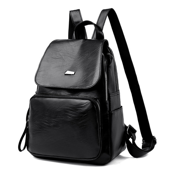 Lihtne mudel must naiste seljakott ökonahast