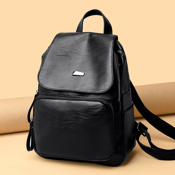 Lihtne mudel must naiste seljakott ökonahast