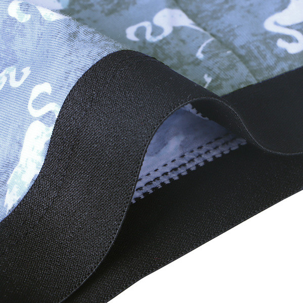 Férfi alkalmi pamut boxer mintás mintával - 4 db.