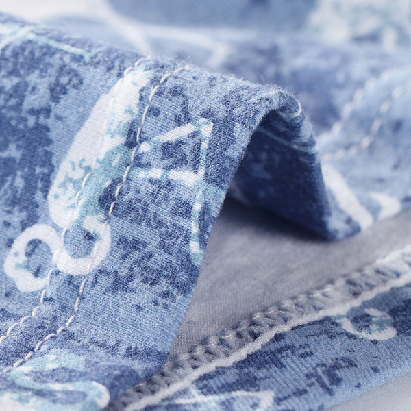 Férfi alkalmi pamut boxer mintás mintával - 4 db.