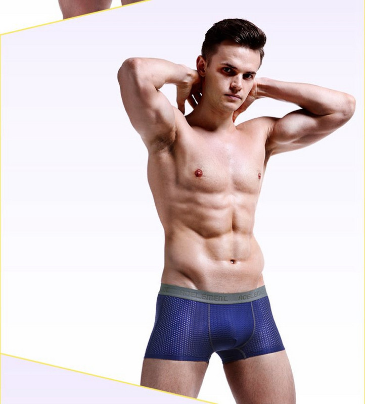 Átlátszó, légáteresztő férfi boxer