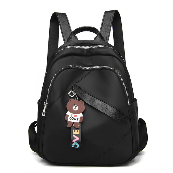 Sport és mindennapi női hátizsák cipzárral