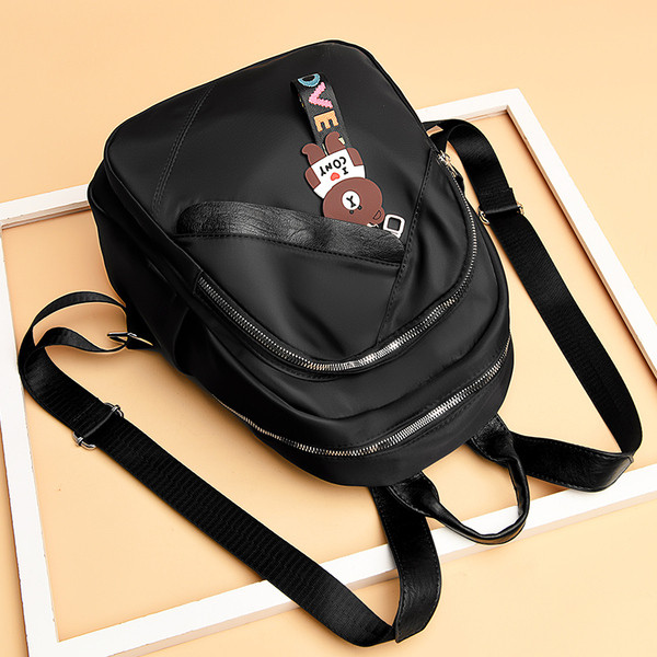 Sport és mindennapi női hátizsák cipzárral