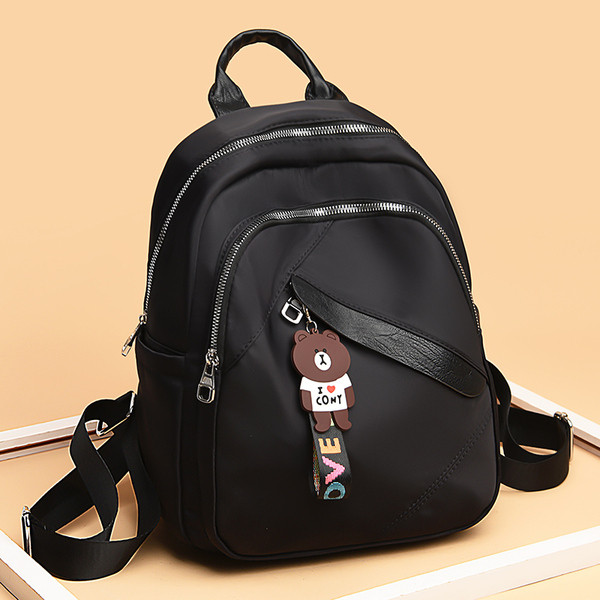 Sport és mindennapi női hátizsák cipzárral