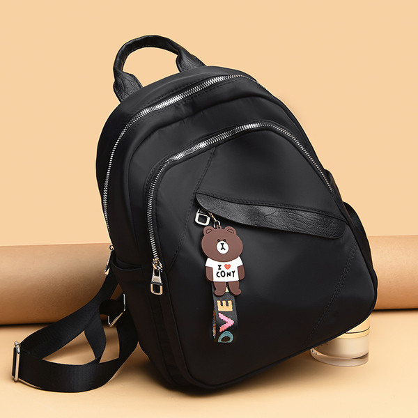 Sport és mindennapi női hátizsák cipzárral