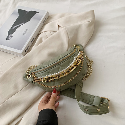 Stílusos női válltáska díszgyöngyökkel