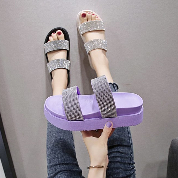 Hit női papucs magas talppal