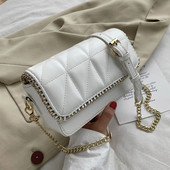 Modern női ökobőr táska fém fogantyúval