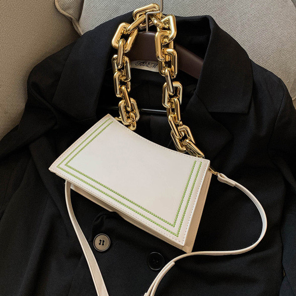 Kaasaegne naiste ökonahast minikott metallist sangaga