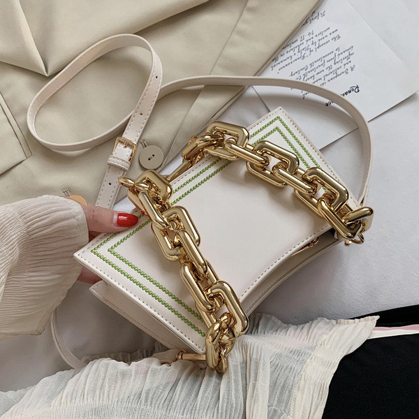 Kaasaegne naiste ökonahast minikott metallist sangaga