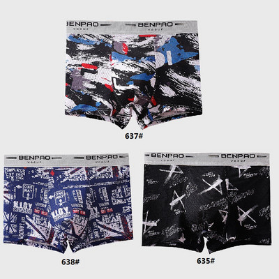 Három mintás férfi boxer készlet