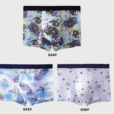 Három mintás férfi boxer készlet