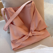 Casual γυναικεία τσάντα ώμου με κορδέλα