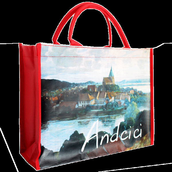 Naujo modelio moteriška rankinė su spalvotu raštu