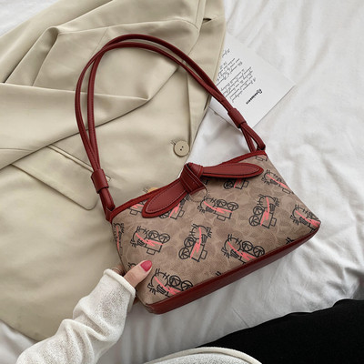 Casual γυναικεία τσάντα ώμου από οικολογικό δέρμα