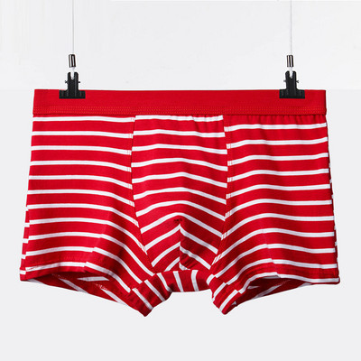 Pamut csíkos férfi boxer