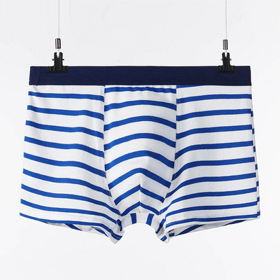 Pamut csíkos férfi boxer