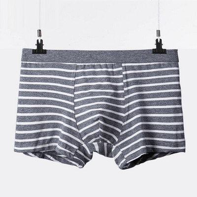 Pamut csíkos férfi boxer