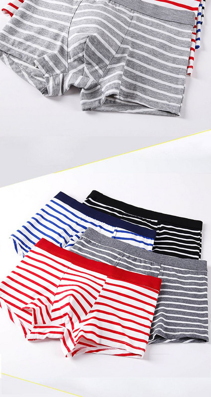 Pamut csíkos férfi boxer