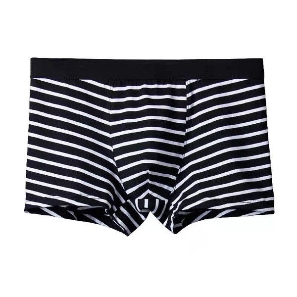 Pamut csíkos férfi boxer