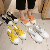 Női alkalmi cipő lapos talppal, rugalmas pánttal