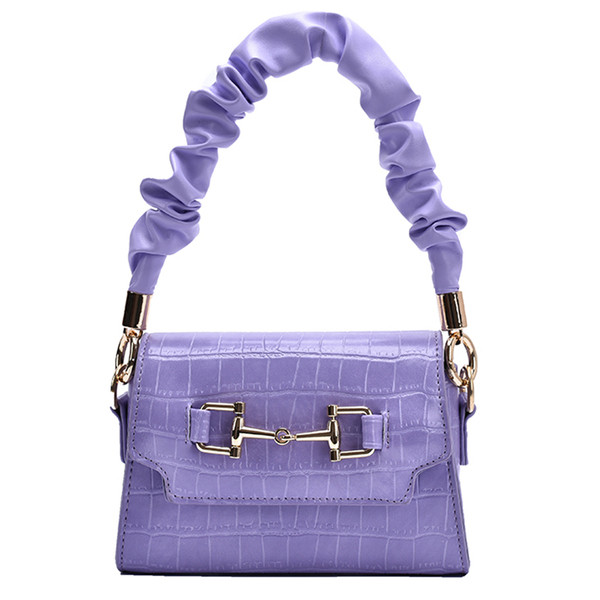 Stílusos női kis táska eco bőrből, csattal