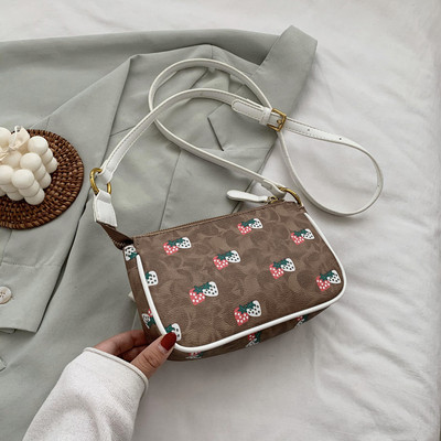 Laisvalaikio moteriška rankinė su metaline grandinėle iš eko odos